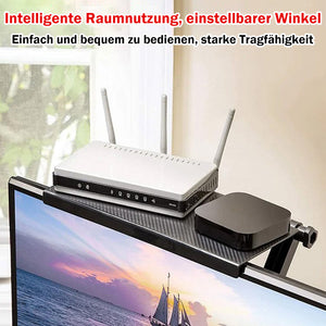 Montagehalterung für das obere Regal des Monitors