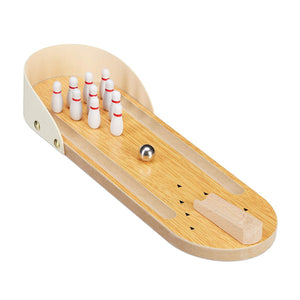 Wooden Mini Bowling Spiel Set