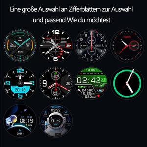 Runde und multifunktionale Smartwatch