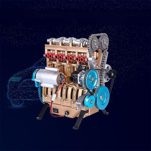 8-Zylinder-Vollmetall-Automotormodell