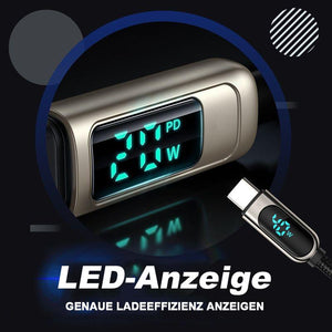 LED-Anzeige Titanium Blitzgeschwindigkeit Ladekabel