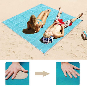 Tragbare Picknickdecke Sandfrei Strandmatte Wasserdichte Bodenabdeckung (200cm x 200cm)