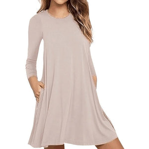 Langarm Sweatshirt Reisekleid