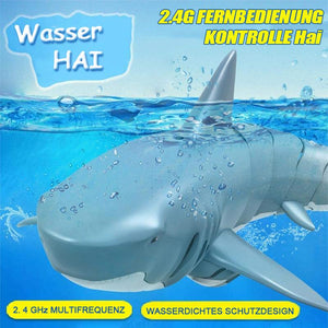 Wiederaufladbares elektrisches Spielzeug für Kinder Fernbedienung Floating Shark Water Game