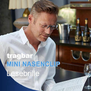 Tragbare Mini-Nasenclip-Lesebrille