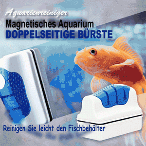 Aquarium Reiniger Aquarium Magnetische Doppelseitenbürste