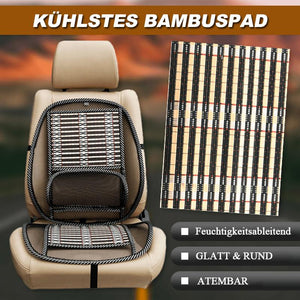 Ergonomisches Bambus-Autositzpolster