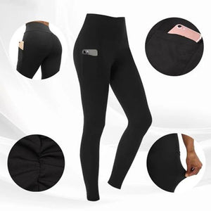 Hohe Taille Stretch schlanke Hüfte enge Leggings