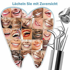 Zahnstocher-Set aus Edelstahl, 7-teilig (1 kaufen, 1 gratis)