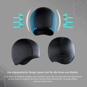 Motocross Helm, Kühlkappe im Helm