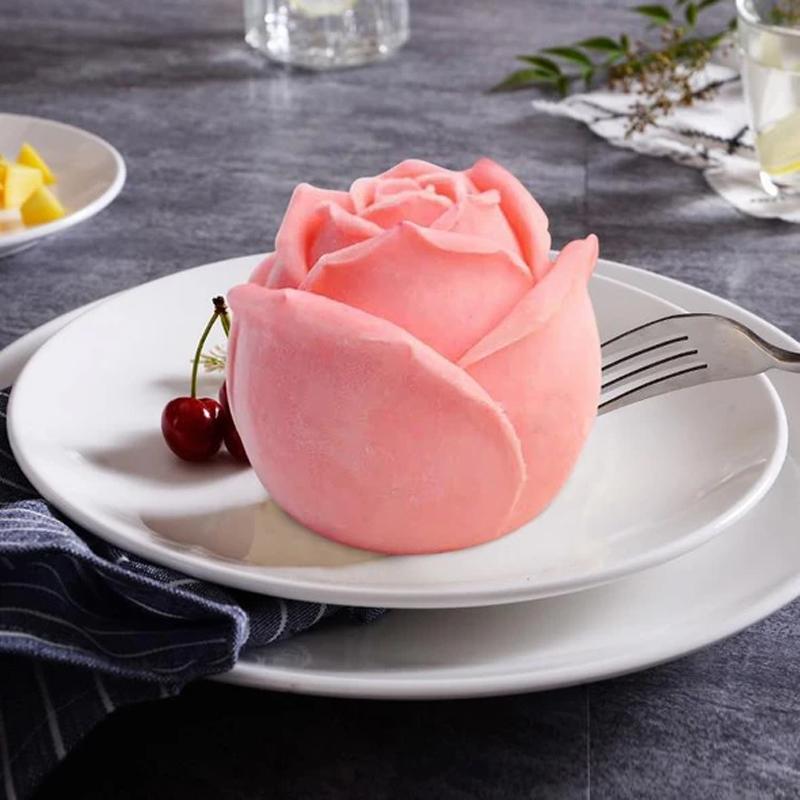 3D Silikon Rose Form Eiswürfelform – Keenknown