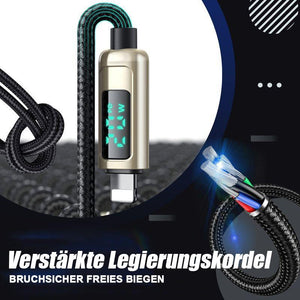 LED-Anzeige Titanium Blitzgeschwindigkeit Ladekabel