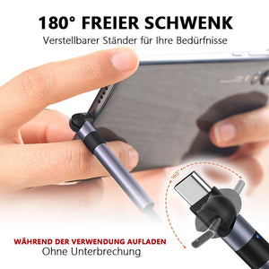 Ladekabel mit drehbarem Telefonständer