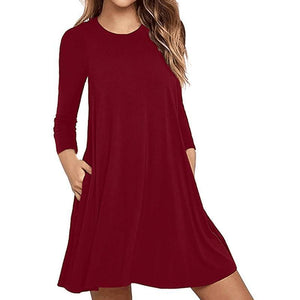 Langarm Sweatshirt Reisekleid