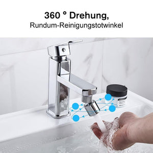 Drehbarer Doppelfunktions-Bubbler-Wasserhahnkopf