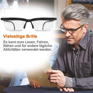 Fokus einstellbare Brille