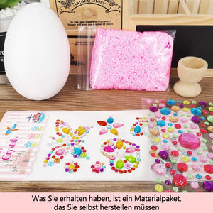 Ostereier Kinder Handgemacht Materialien DIY Spielzeug