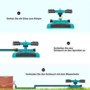 360 ° automatischer Rasensprenger