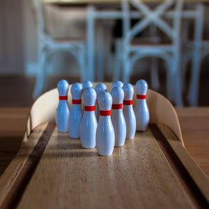 Wooden Mini Bowling Spiel Set