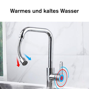 Drehbarer Doppelfunktions-Bubbler-Wasserhahnkopf