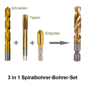 6-teiliges metrisches Gewindebohrer-Kit