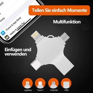 4 in 1 Tragbarer USB-Speicher