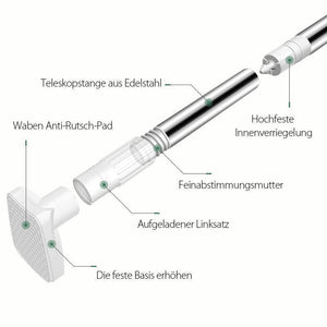 Teleskopkleidung Rod aus Edelstahl