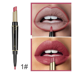 16 Farben langanhaltender Lippenstift + Lipliner Combo