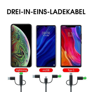 3 in 1 Universal-Ladekabel