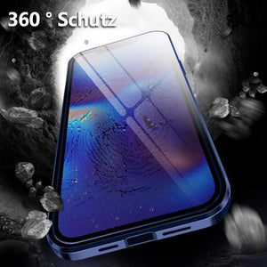 TEMPERED GLASS MAGNETIC ADSORPTION PHONE CASE