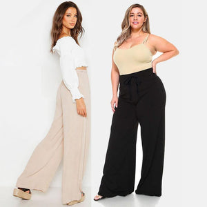 Ice Silk Wide Leg Damenhose