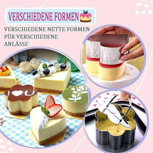 Edelstahl 3d runde Kuchenformen