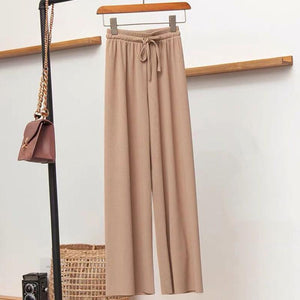 Ice Silk Wide Leg Damenhose