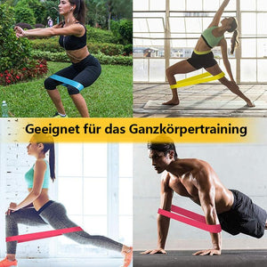 Hautfreundliche Resistance Fitness Bands