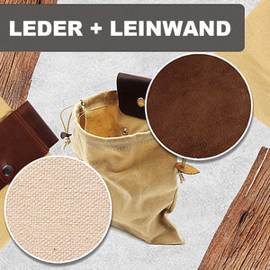 Tasche aus gewachstem Canvas-Leder