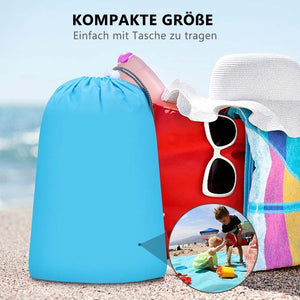 Tragbare Picknickdecke Sandfrei Strandmatte Wasserdichte Bodenabdeckung (200cm x 200cm)