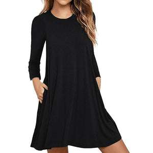 Langarm Sweatshirt Reisekleid