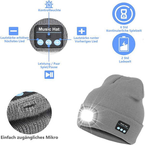 LED Licht Bluetooth Mütze