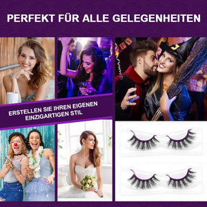 Wiederverwendbare Eyeliner und Wimpernaufkleber