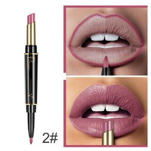 16 Farben langanhaltender Lippenstift + Lipliner Combo