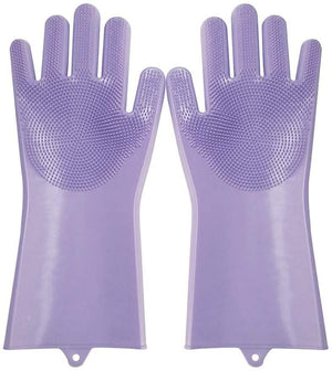 SILICONE DISH WASHING GLOVES