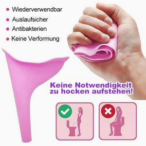 Tragbares Gedrungenes Weibliches Urinal