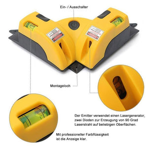 Tragbare vertikale horizontale Laserlinie Projektionswinkel