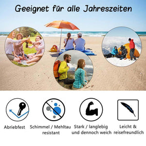 Tragbare Picknickdecke Sandfrei Strandmatte Wasserdichte Bodenabdeckung (200cm x 200cm)