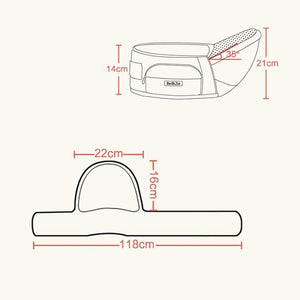 Bequee Ergonomische verstellbare Bauchtrage - hallohaus