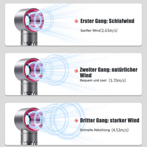 Mini tragbarer blattloser USB-Ventilator wiederaufladbarer Handlüfter