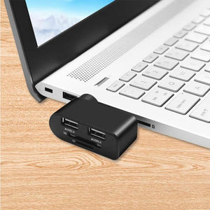 4 in 1 drehbarer USB-Hub