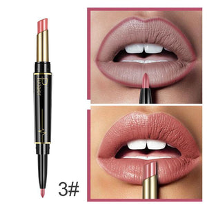 16 Farben langanhaltender Lippenstift + Lipliner Combo