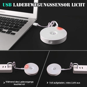 LED-Licht mit Bewegungsmelder, USB wiederaufladbar