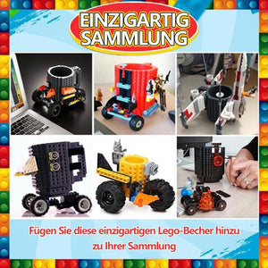 Aufgebauter LEGO Becher